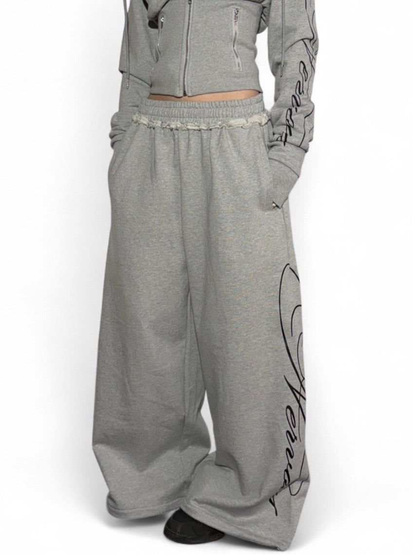 BAGGY SWEATPANTS - GREY
