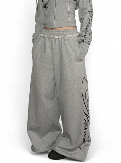BAGGY SWEATPANTS - GREY